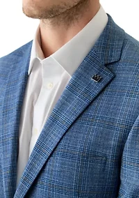 Men's Plaid Suit Jacket