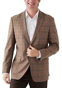 Men's Plaid Blazer