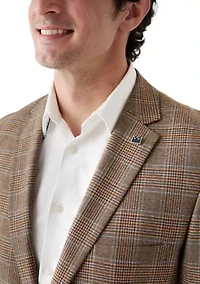 Men's Plaid Blazer