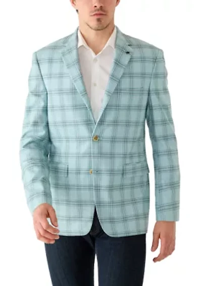 Men's Plaid Sports Jacket