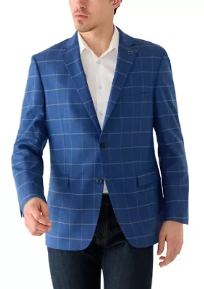 Men's Windowpane Sport Coat