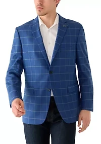 Men's Windowpane Sport Coat