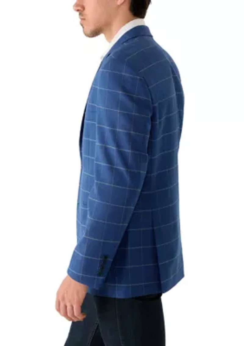 Men's Windowpane Sport Coat