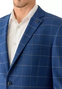 Men's Windowpane Sport Coat