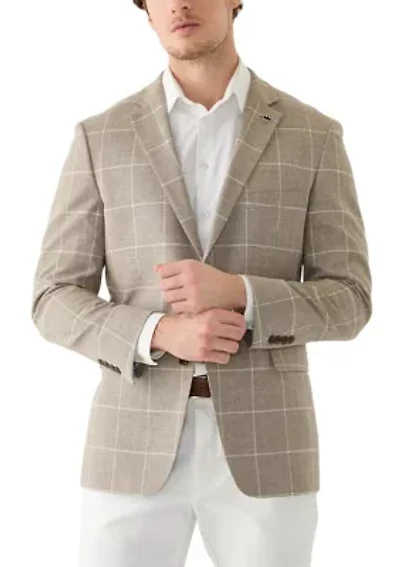 Men's Windowpane Blazer