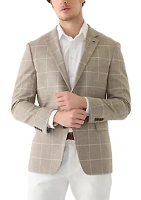 Men's Windowpane Blazer