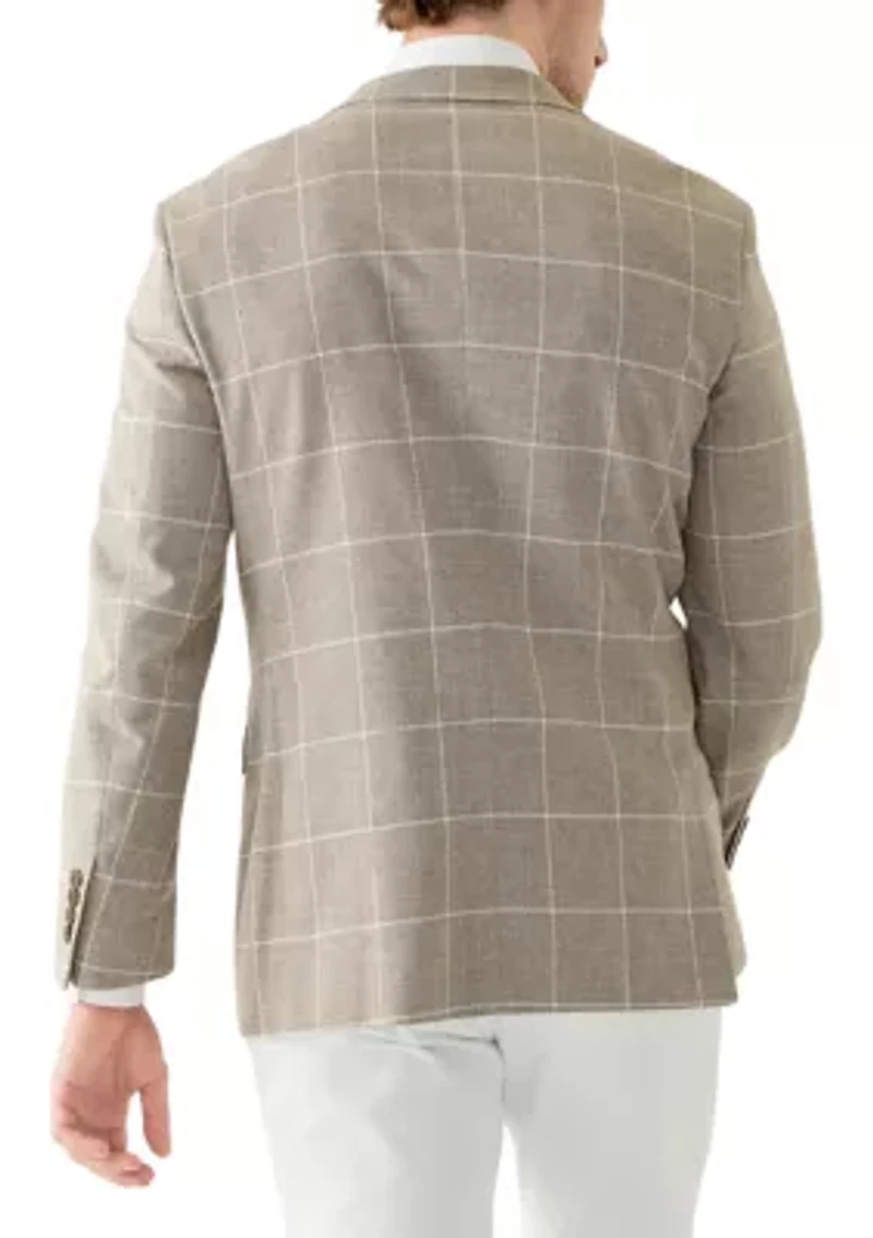 Men's Windowpane Blazer