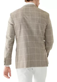 Men's Windowpane Blazer