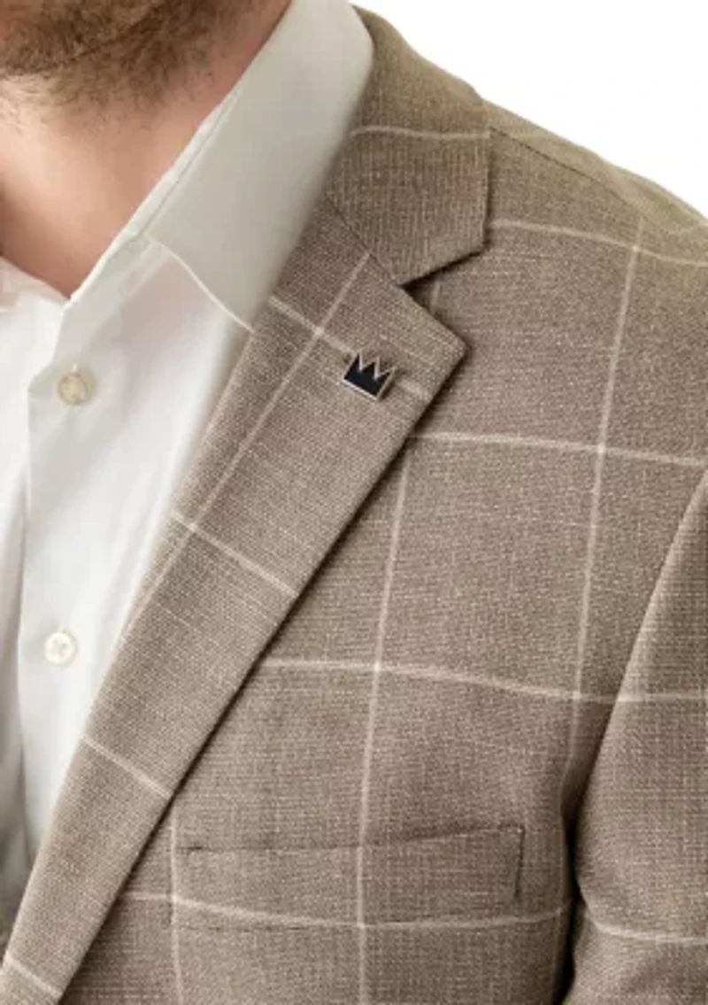 Men's Windowpane Blazer