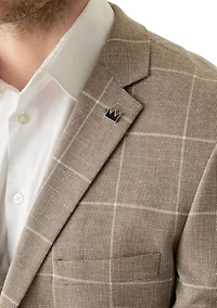 Men's Windowpane Blazer