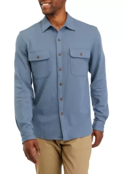 Long Sleeve Sweater Knit Shirt