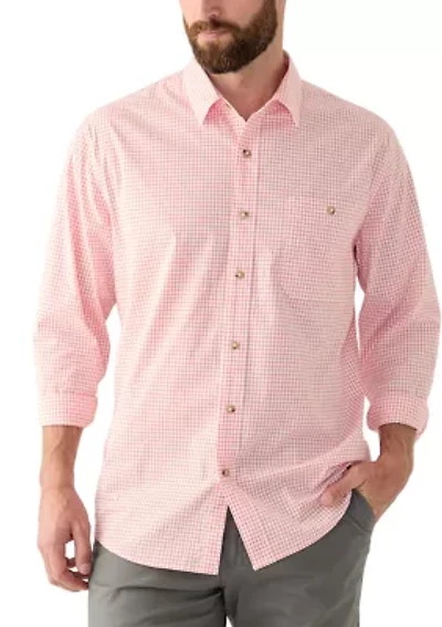 Printed Poplin Button Down Shirt