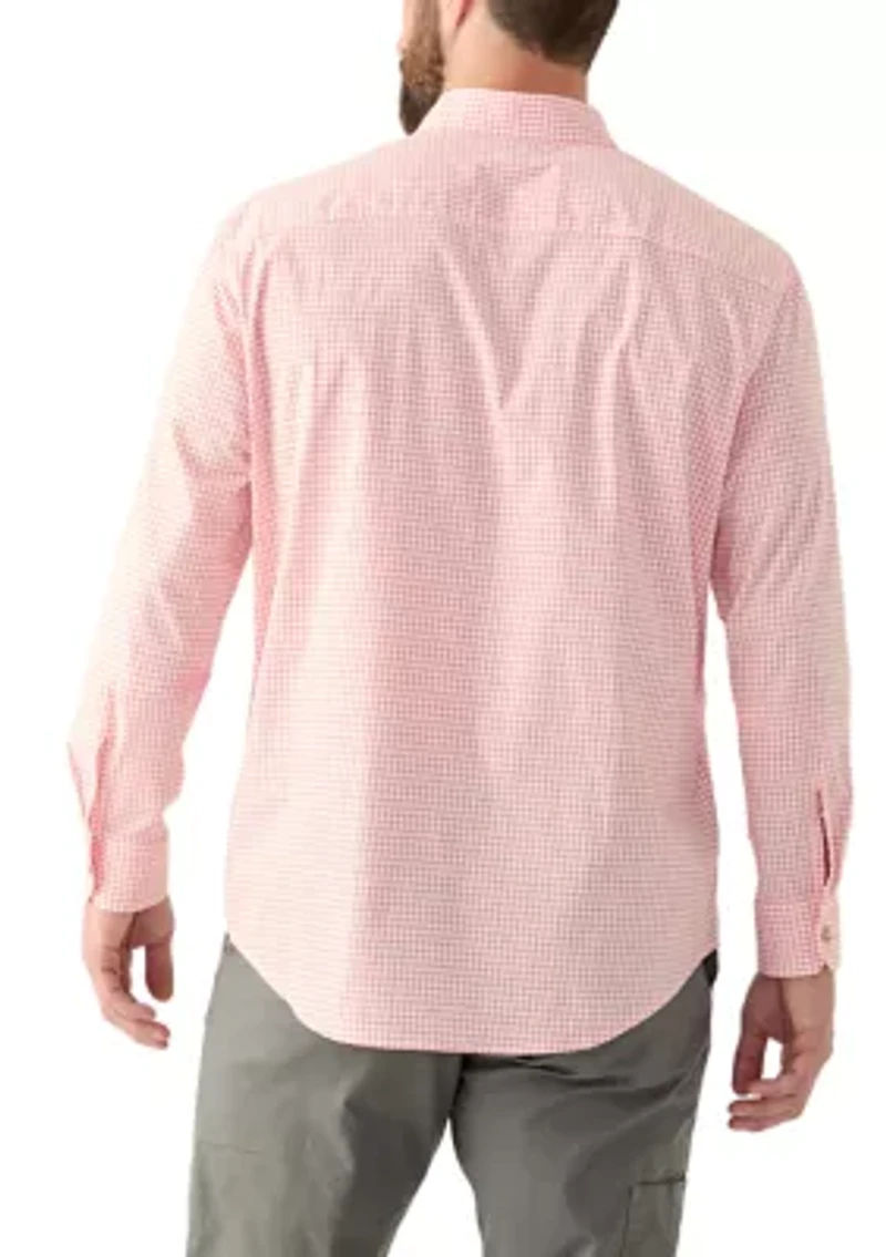 Printed Poplin Button Down Shirt