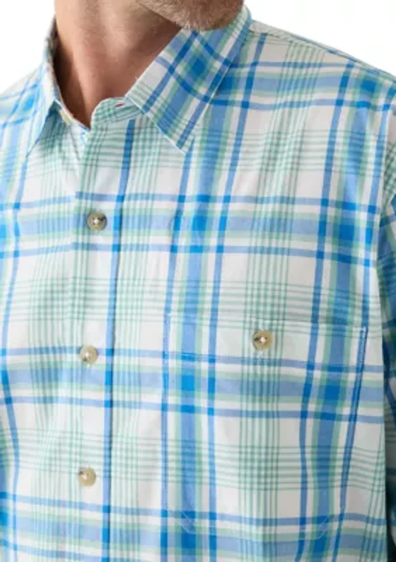 Printed Poplin Button Down Shirt