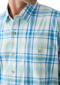 Printed Poplin Button Down Shirt