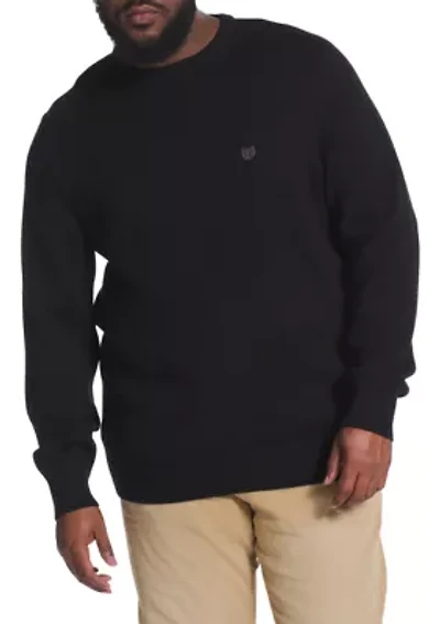 Big & Tall Classic Cotton Crew Neck Long Sleeve Pullover