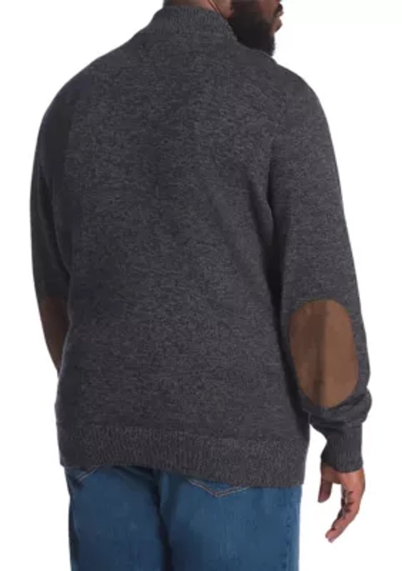 Big & Tall  Mock Neck Pullover Sweater