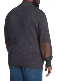 Big & Tall  Mock Neck Pullover Sweater