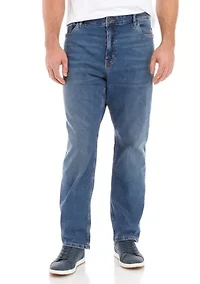 Big & Tall Stretch Straight Fit Denim Jeans
