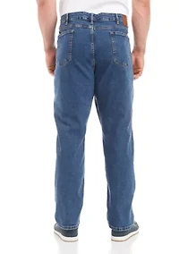Big & Tall Stretch Straight Fit Denim Jeans