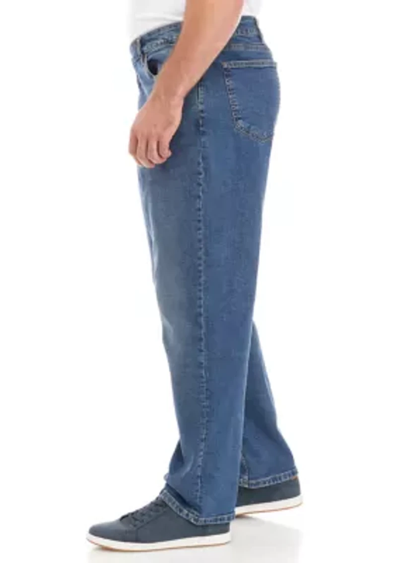 Big & Tall Stretch Straight Fit Denim Jeans