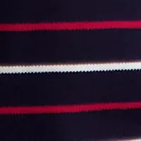 Short Sleeve Striped Polo Shirt
