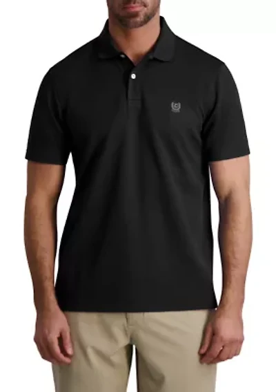 Short Sleeve Solid Polo Shirt