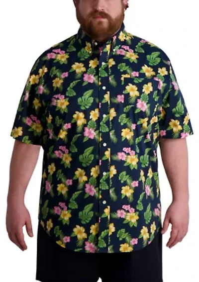 Big & Tall Sustainable Short Sleeve Printed Shirt