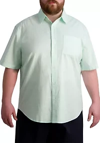 Big & Tall Short Sleeve Coastland Chambray Solid Shirt