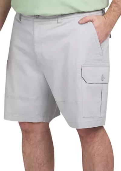 Big & Tall Stretch Twill Cargo Shorts