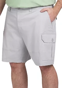 Big & Tall Stretch Twill Cargo Shorts