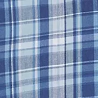 Men's Long Sleeve Plaid Poplin Shirt