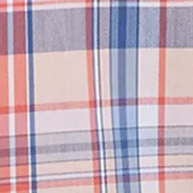 Men's Long Sleeve Plaid Poplin Shirt