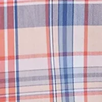 Men's Long Sleeve Plaid Poplin Shirt