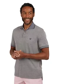 Short Sleeve Solid Birdseye Polo Shirt