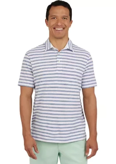Short Sleeve Slub Pocket Polo Shirt