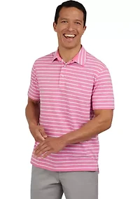 Short Sleeve Slub Pocket Polo Shirt