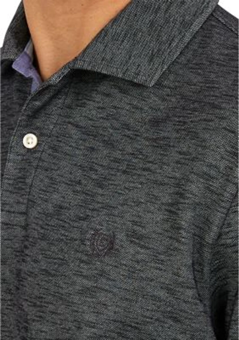Short Sleeve Slub Polo Shirt