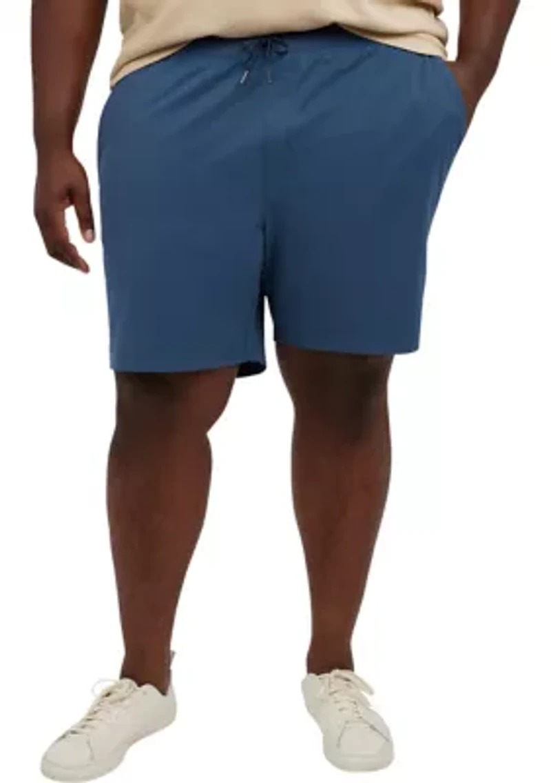 Big & Tall 7" Performance Pull On Shorts