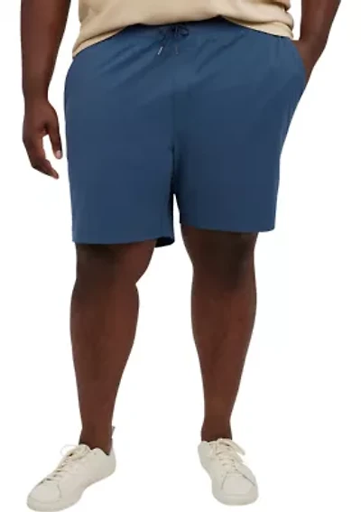 Big & Tall 7" Performance Pull On Shorts