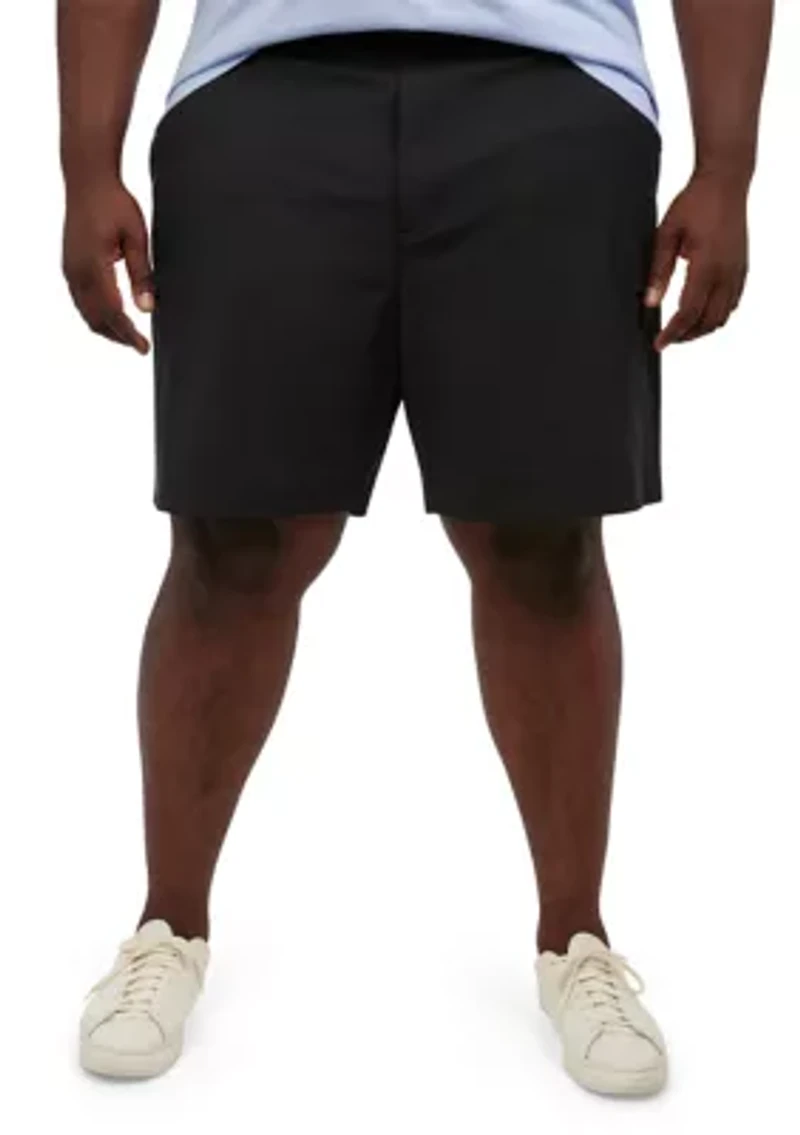 Big & Tall 8" Performance Micro Canvas Cargo Shorts