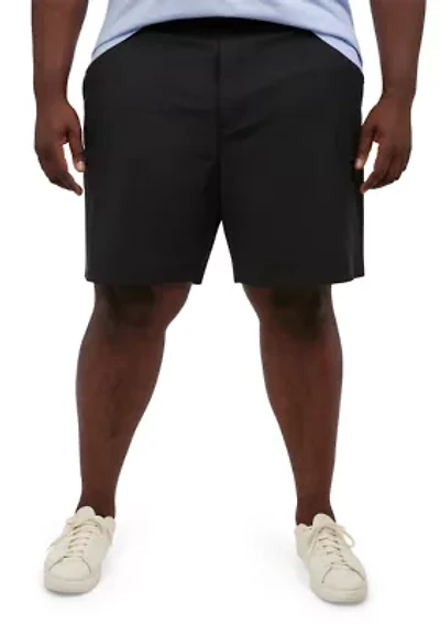 Big & Tall 8" Performance Micro Canvas Cargo Shorts