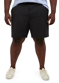 Big & Tall 8" Performance Micro Canvas Cargo Shorts