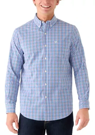 Men's Long Sleeve Plaid Button Down Shirt