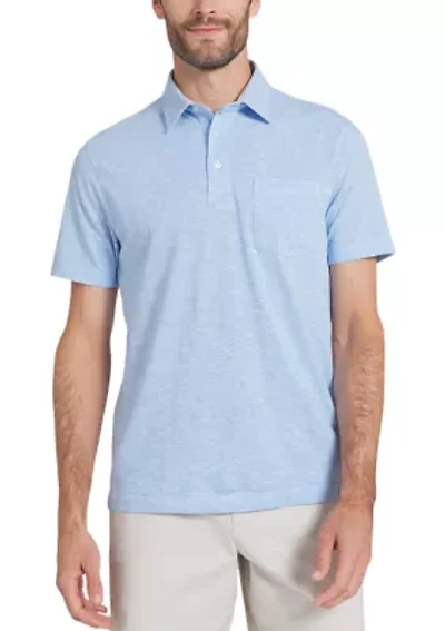 Men's Harborside Slub Knit Polo Shirt