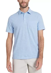 Men's Harborside Slub Knit Polo Shirt