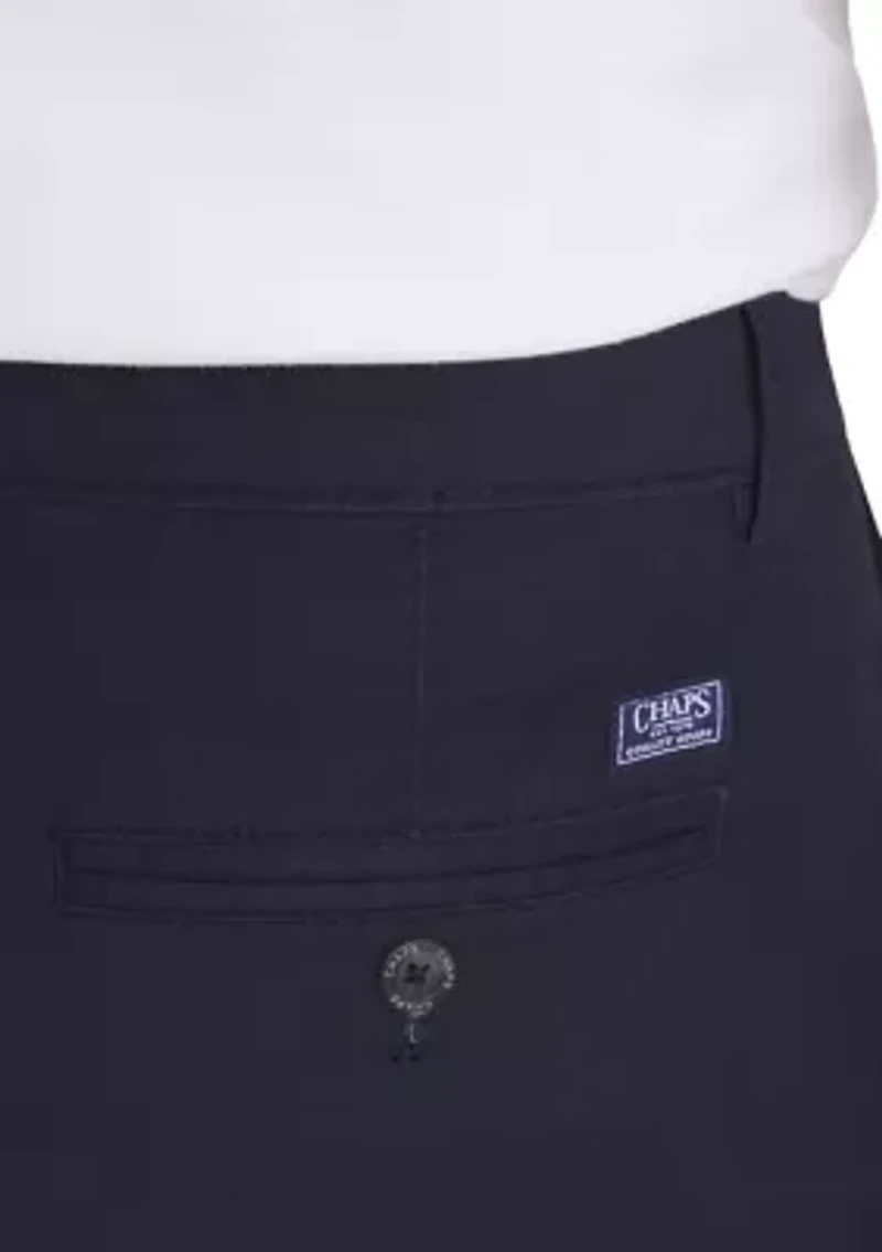 8" Flat Front Shorts