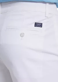 8" Flat Front Shorts