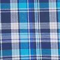 Men's Short Sleeve Poplin Plaid Shirt