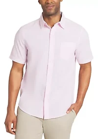 Men's Short Sleeve Chambray Shirt